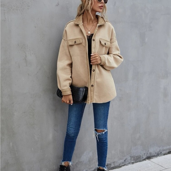 Brown Shacket - Picture 6 of 7